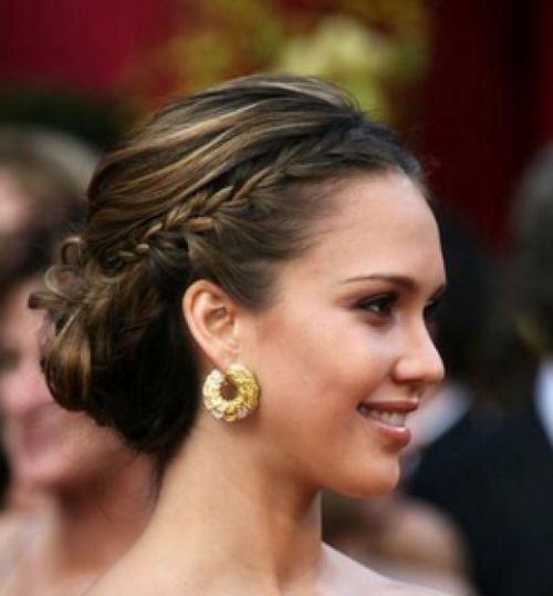 French-Braid-into-Bun