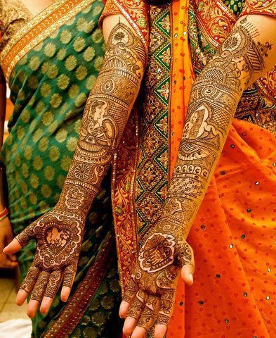 Indian Bridal Mehndi Design