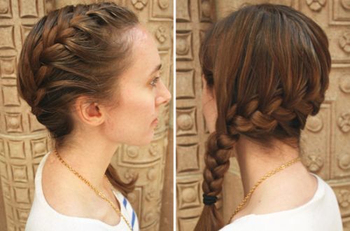 One Side Lined French Braid