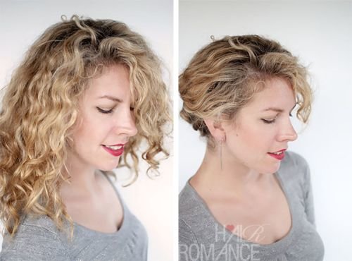 Pinned Side Updo