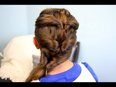 Quadruple Flipped Ponytail