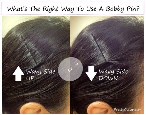 Use bobby pins the right way