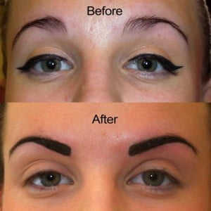 Semi or Easy Eyebrow Tattoo: Cost And Before After Photos