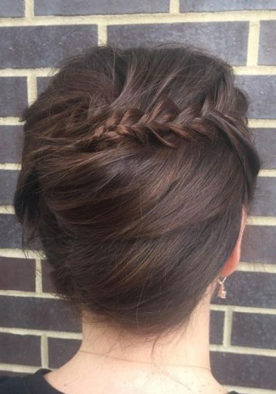 Braided french twist