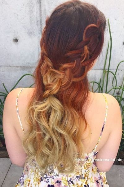 Double cascade braids into one