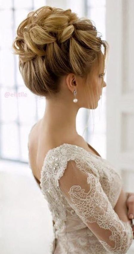 Wedding hair for high neck dress nigeria closet rome