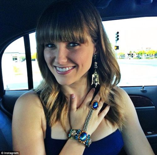 Sophia Bush's wavy hair with blunt bangs