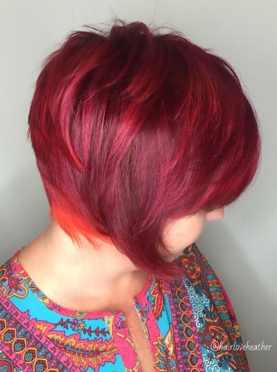 Short Layered Red Hairstyles