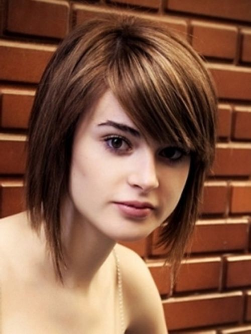 angled bob