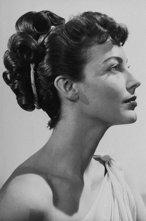 ava gardner vintage hair
