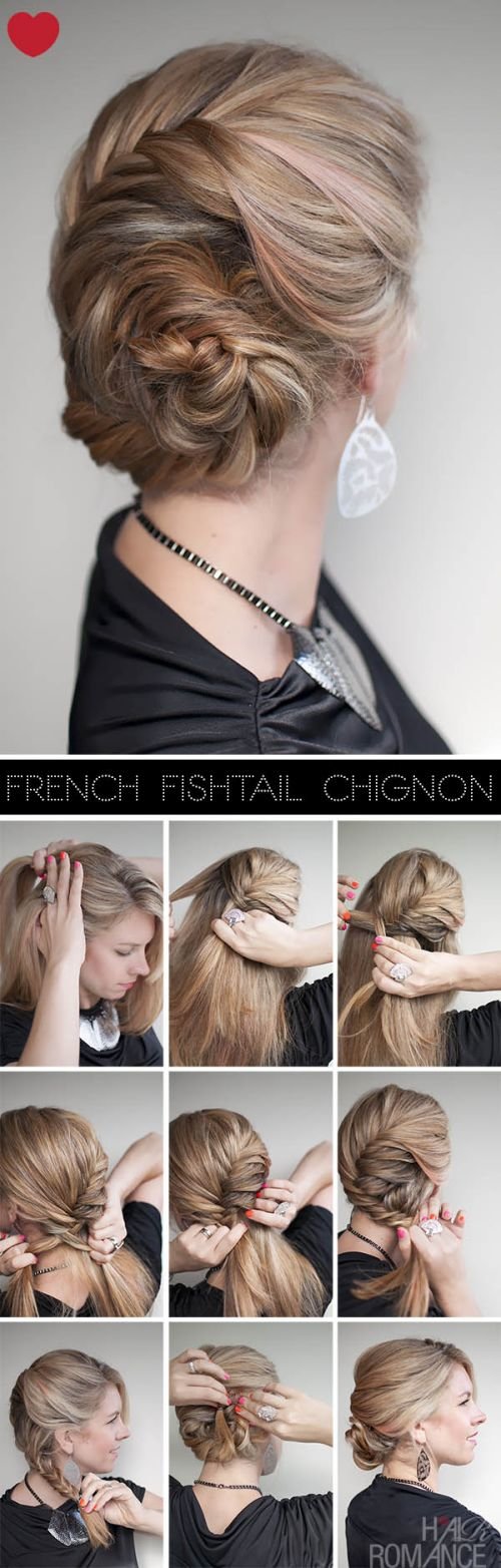 braided chignon