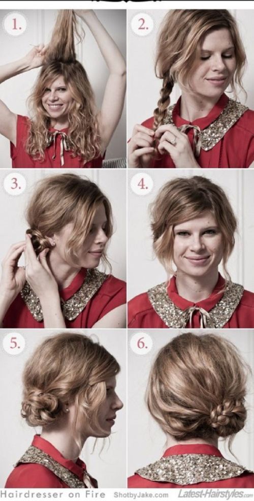 braided chignon