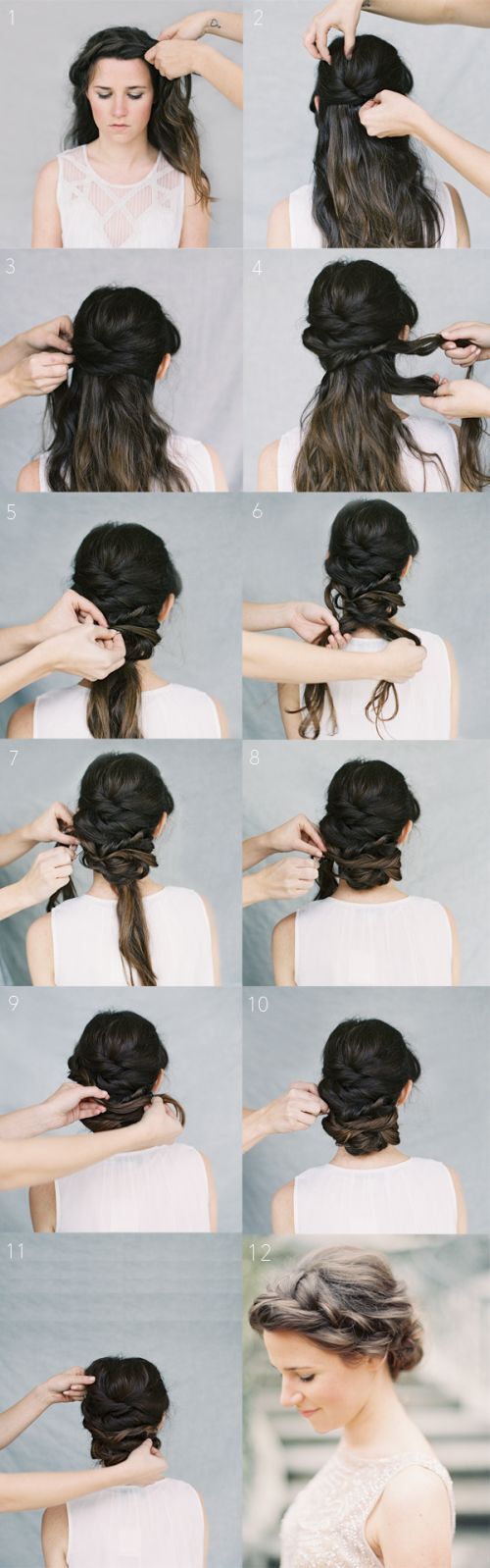 braided chignon