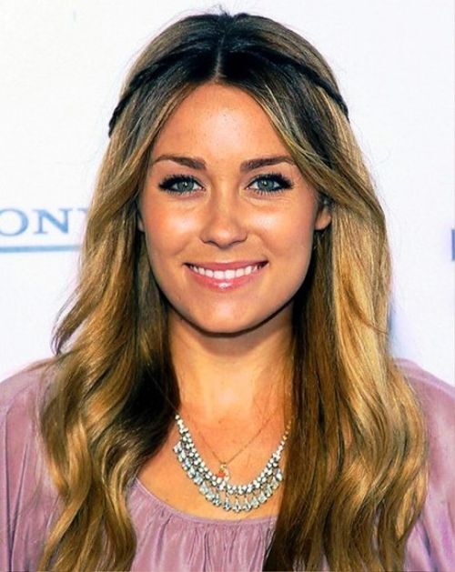 center part hair