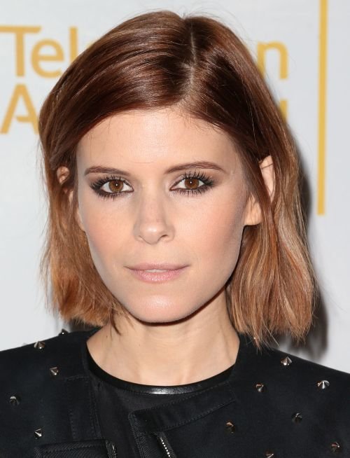 side part celebrity hair