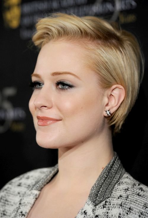 side part celebrity hair
