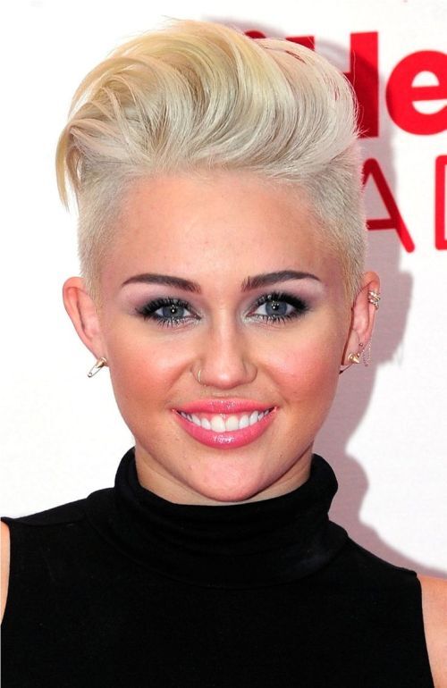 classic quiff curly hair