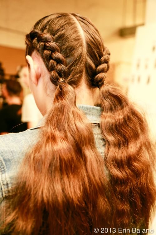 double french plait