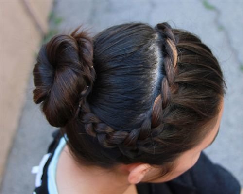 folded french braid