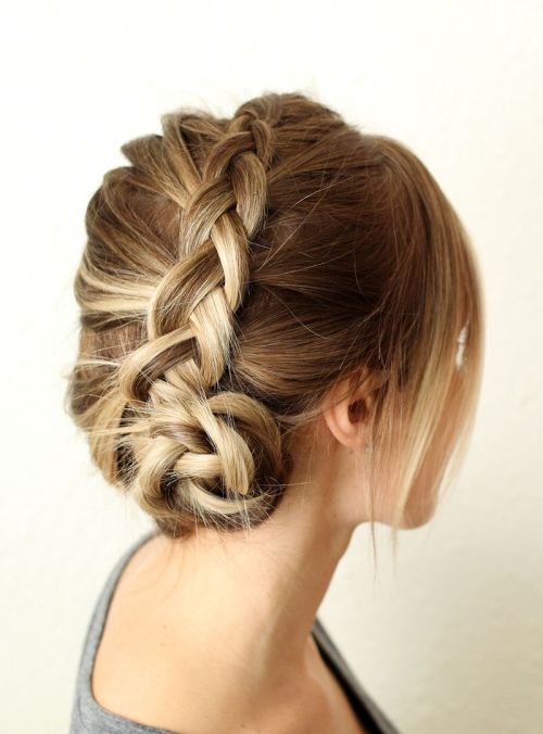 folded french braid