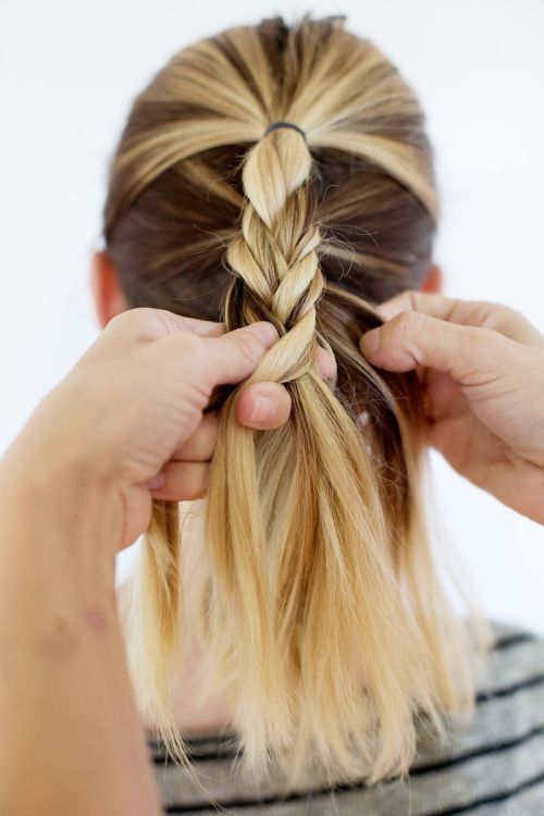 four strand french braid