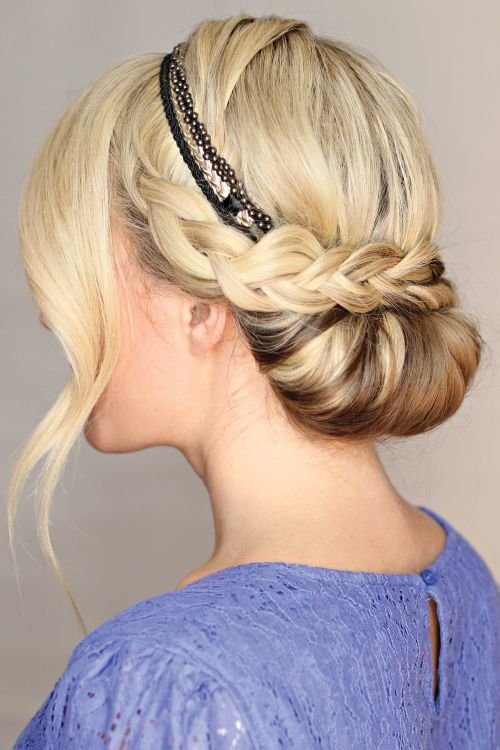 headband updo
