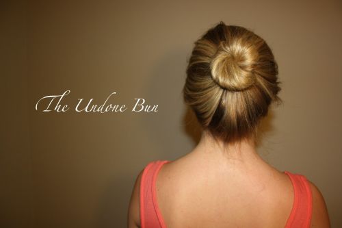 lazy girls bun