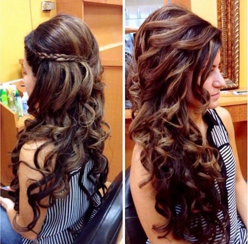 poofy wavy hair
