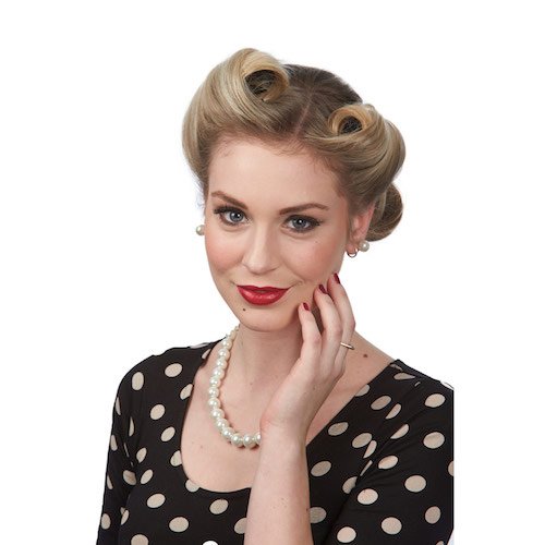 vintage victory rolls