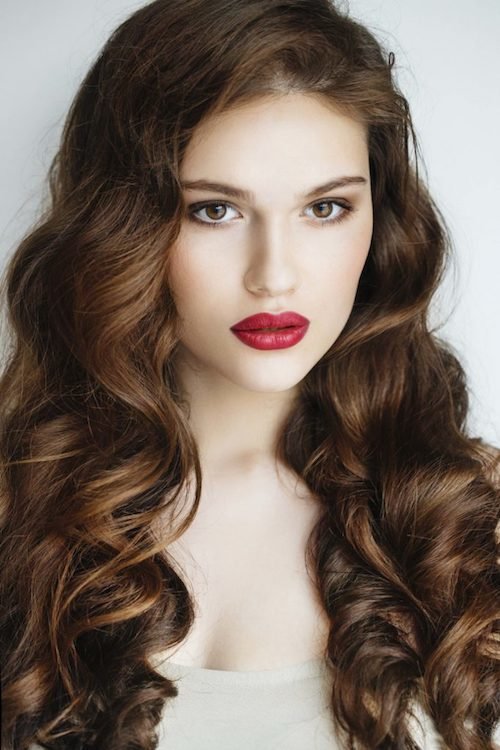 Volumized curls