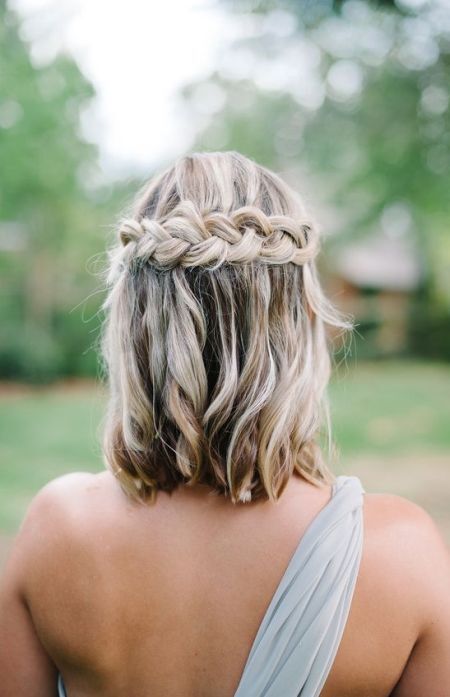 wedding braids for short hair