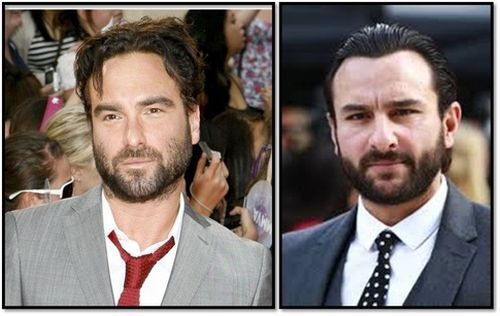 Johny Galecki and Saif Ali Khan