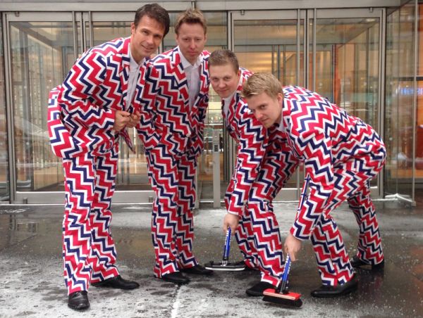 Norwegian Olympic Curling Team for Vancouver