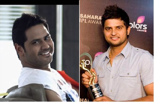 Punjabi pop artist Alfaaz and cricketer Suresh Raina