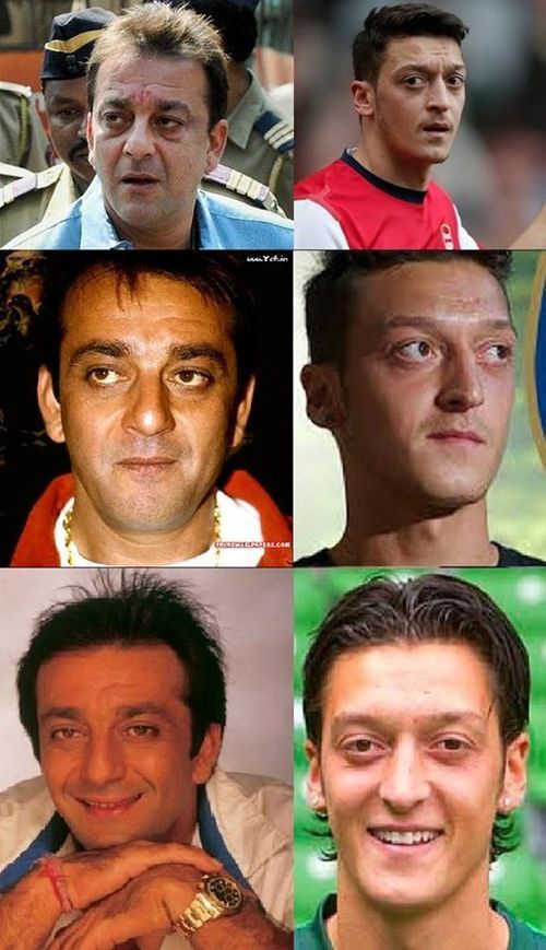 Sanjay Dutt and Mesut Özil