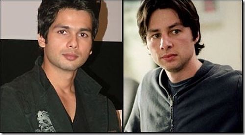 Shahid Kapur and Zack Braff