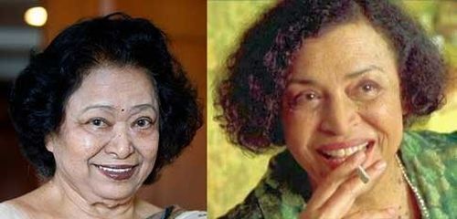 Shakuntala Devi and Gloria Foster