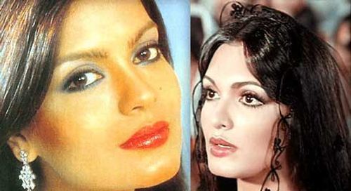 Zeenat Aman and Parveen Babi