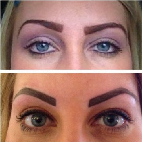 Semi or Easy Eyebrow Tattoo: Cost And Before After Photos Semi or Easy Eyebrow Tattoo: Cost And Before After Photos