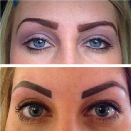 Semi or Easy Eyebrow Tattoo: Cost And Before After Photos