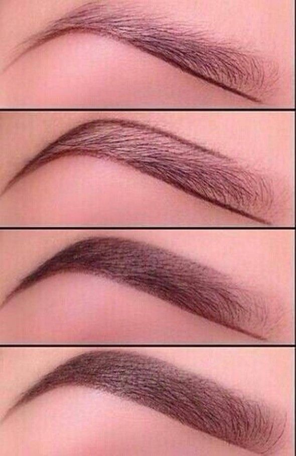 How to apply eyebrow pencil to thin eyebrows