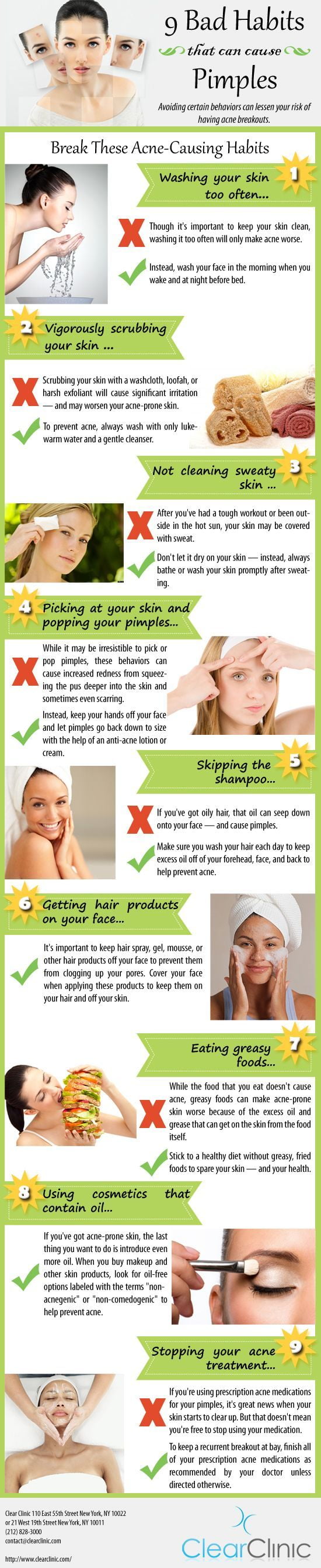 Pimple on lips causes