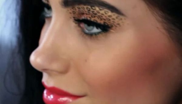 Leopard Eye Makeup