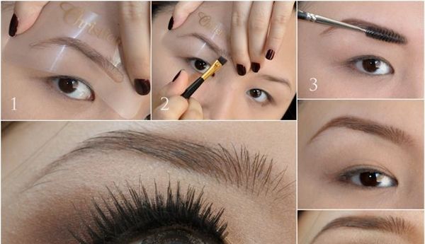 Use Eyebrow Stencils