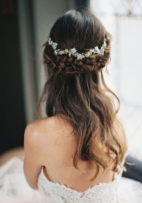 37 Half Up Half Down Wedding Hairstyles Anyone Would Love