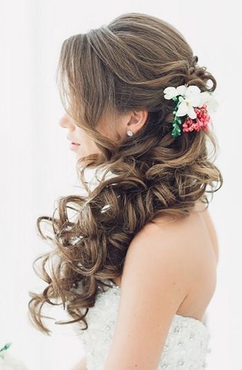 Half Up Half Down Wedding Hairstyles 2016