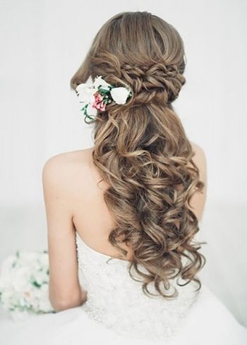 Half Up Half Down Wedding Hairstyles