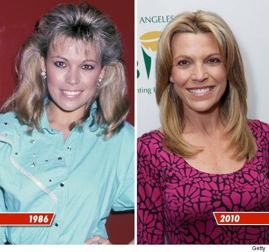 Vanna White then and now
