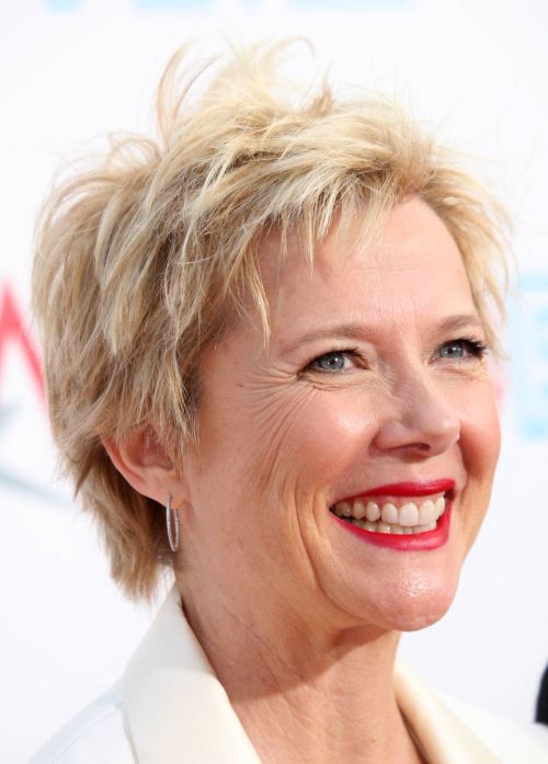 Annette Bening's short hairstyle