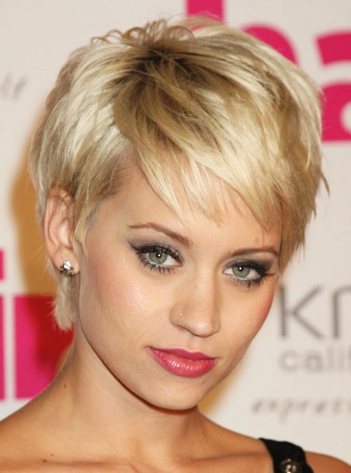 Kimberly Wyatt's feather haircut